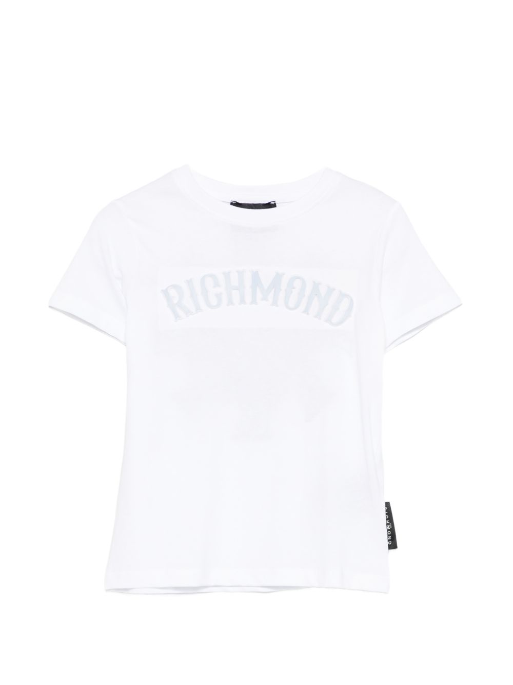 T-shirt girocollo con logo RBP26077TS WHITE JOHN RICHMOND KIDS