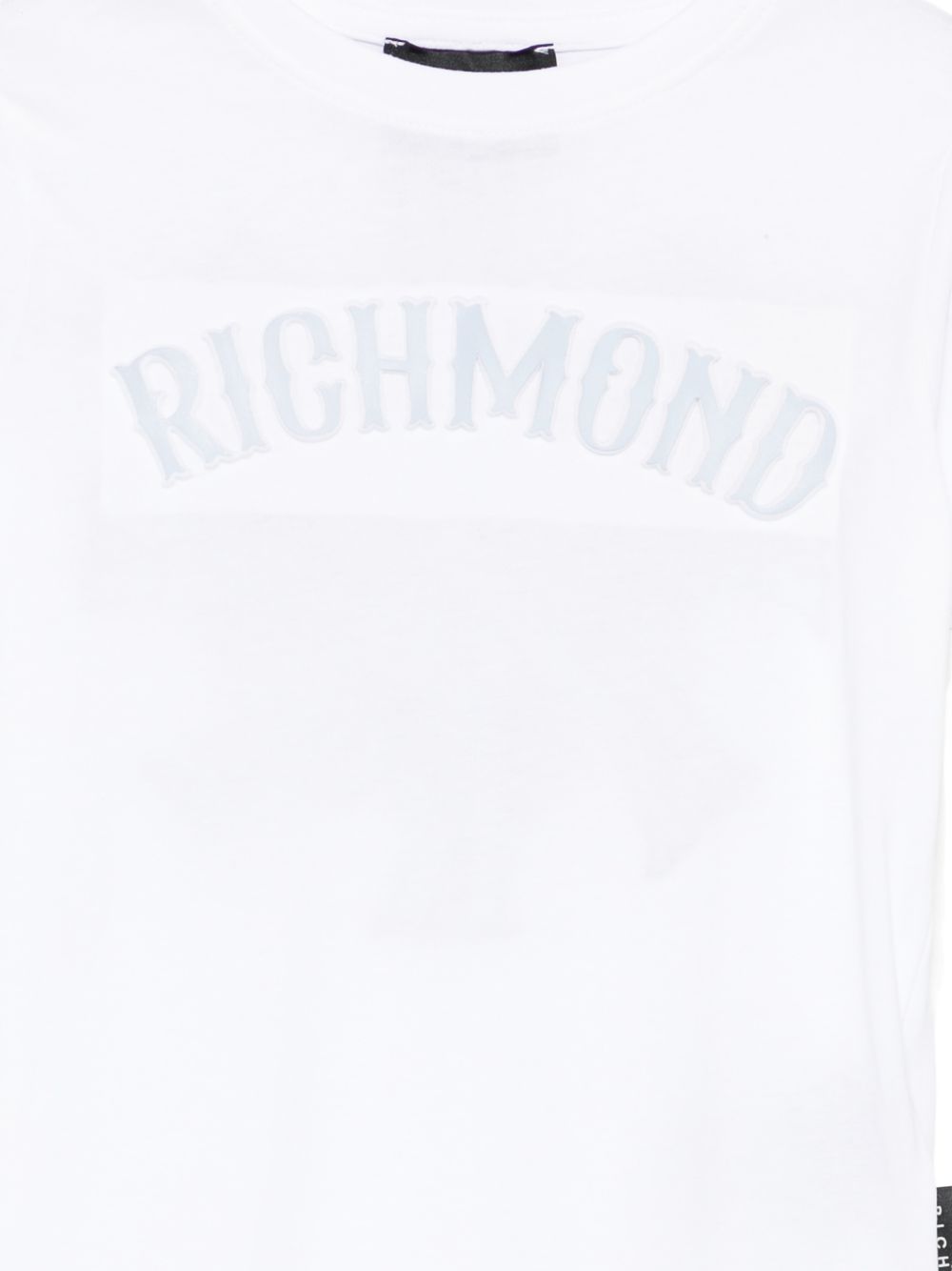 T-shirt girocollo con logo RBP26077TS WHITE JOHN RICHMOND KIDS