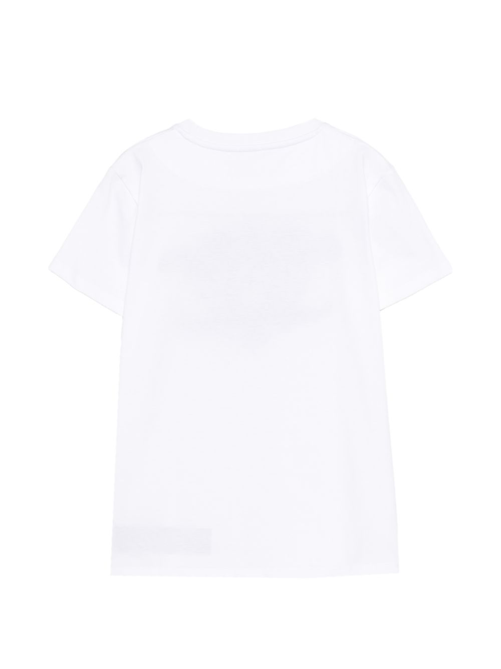 T-shirt in cotone con stemma ricamato RBP26162TS WHITE JOHN RICHMOND KIDS