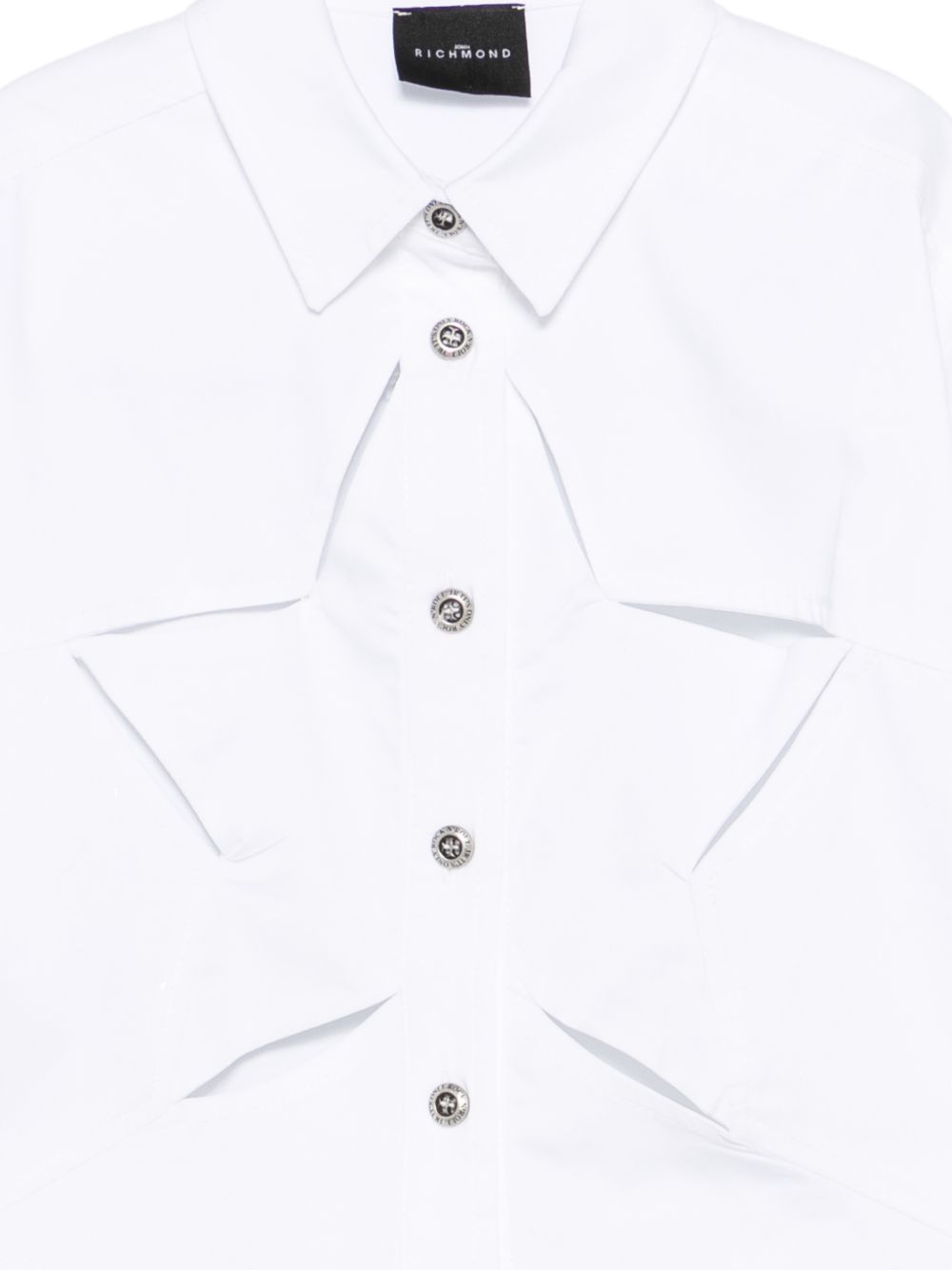Camicia con tasche a filo RGP26101CA WHITE JOHN RICHMOND KIDS