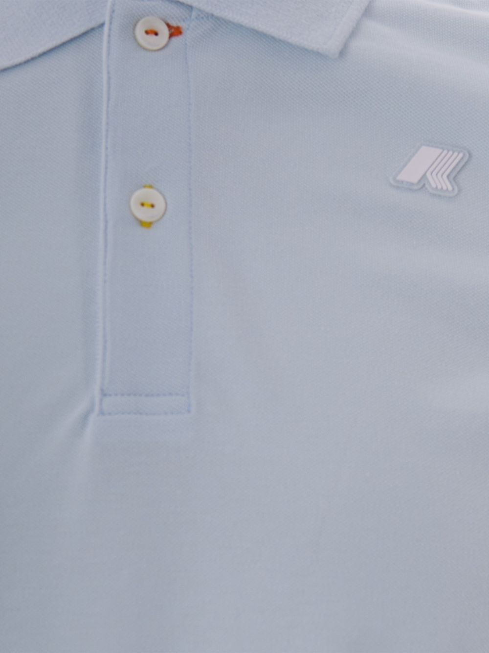 Polo in cotone con logo ricamato K1125CW 354 K-WAY