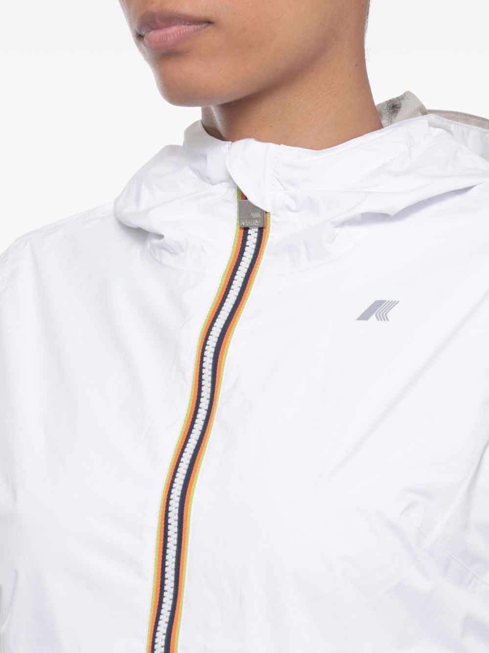 Giacca reversibile in nylon con cappuccio K21348W AOM K-WAY