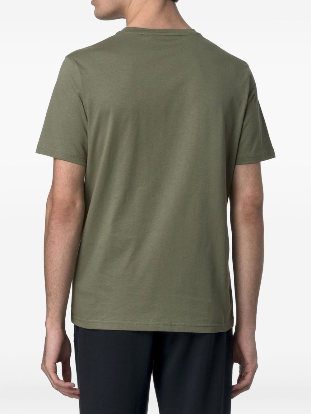 T-shirt ricamo scritta K31368W V15 K-WAY