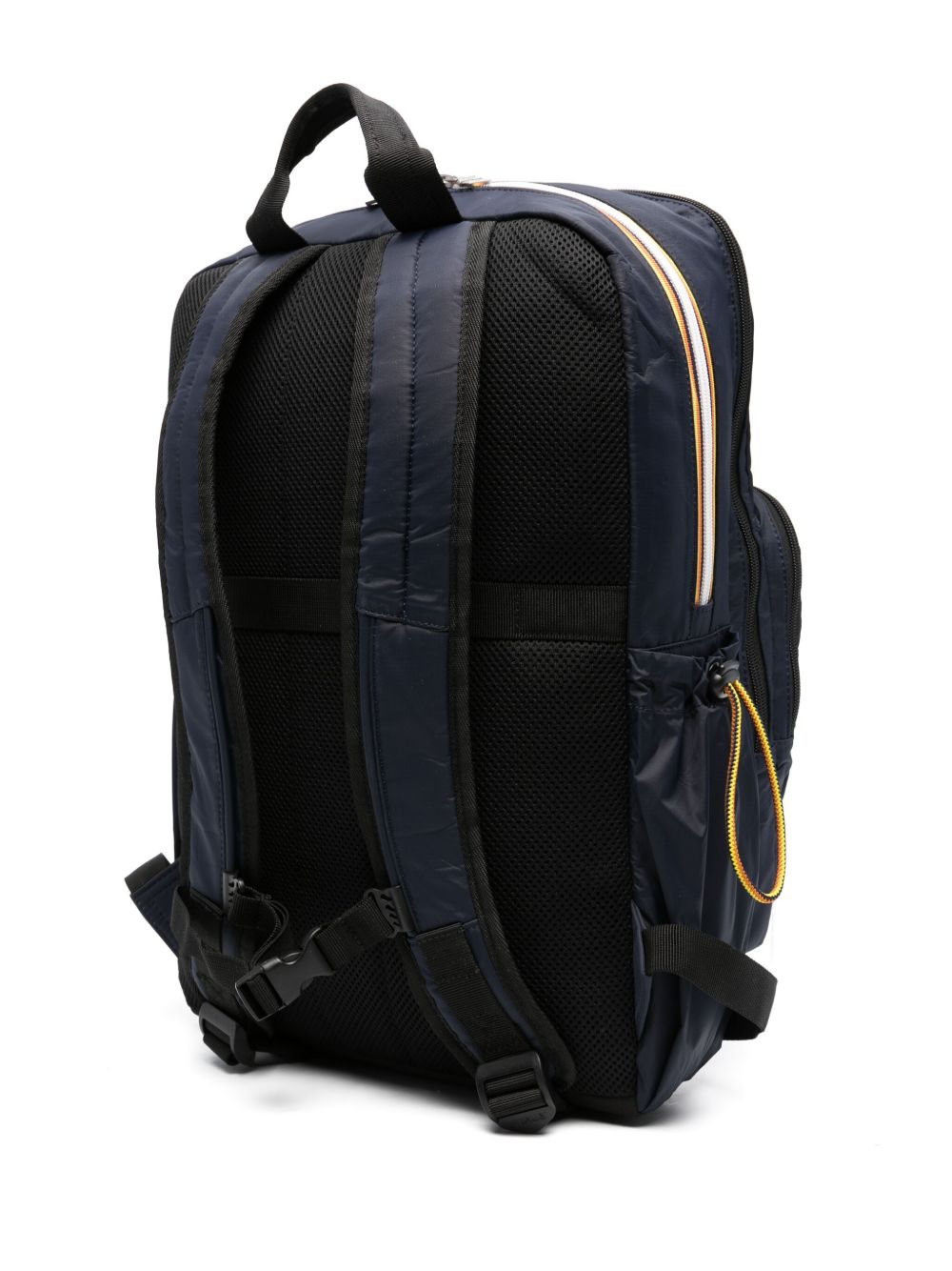 Zaino con zip frontale e dettagli arancioni K4112XW K89 K-WAY