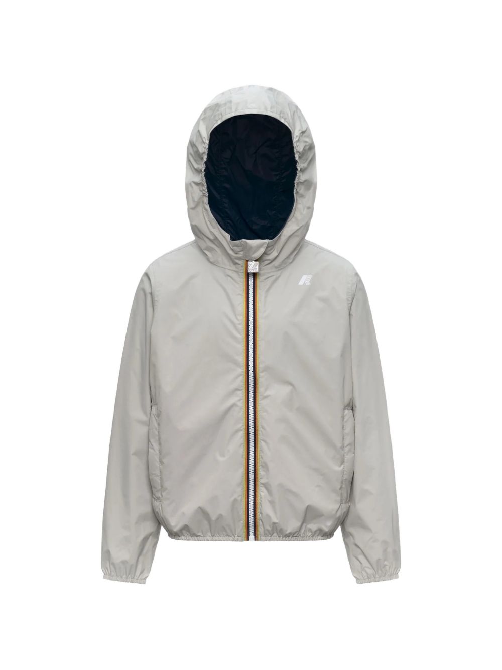 Giacca a vento con cappuccio zip bicolore K61314W C71 K-WAY KIDS