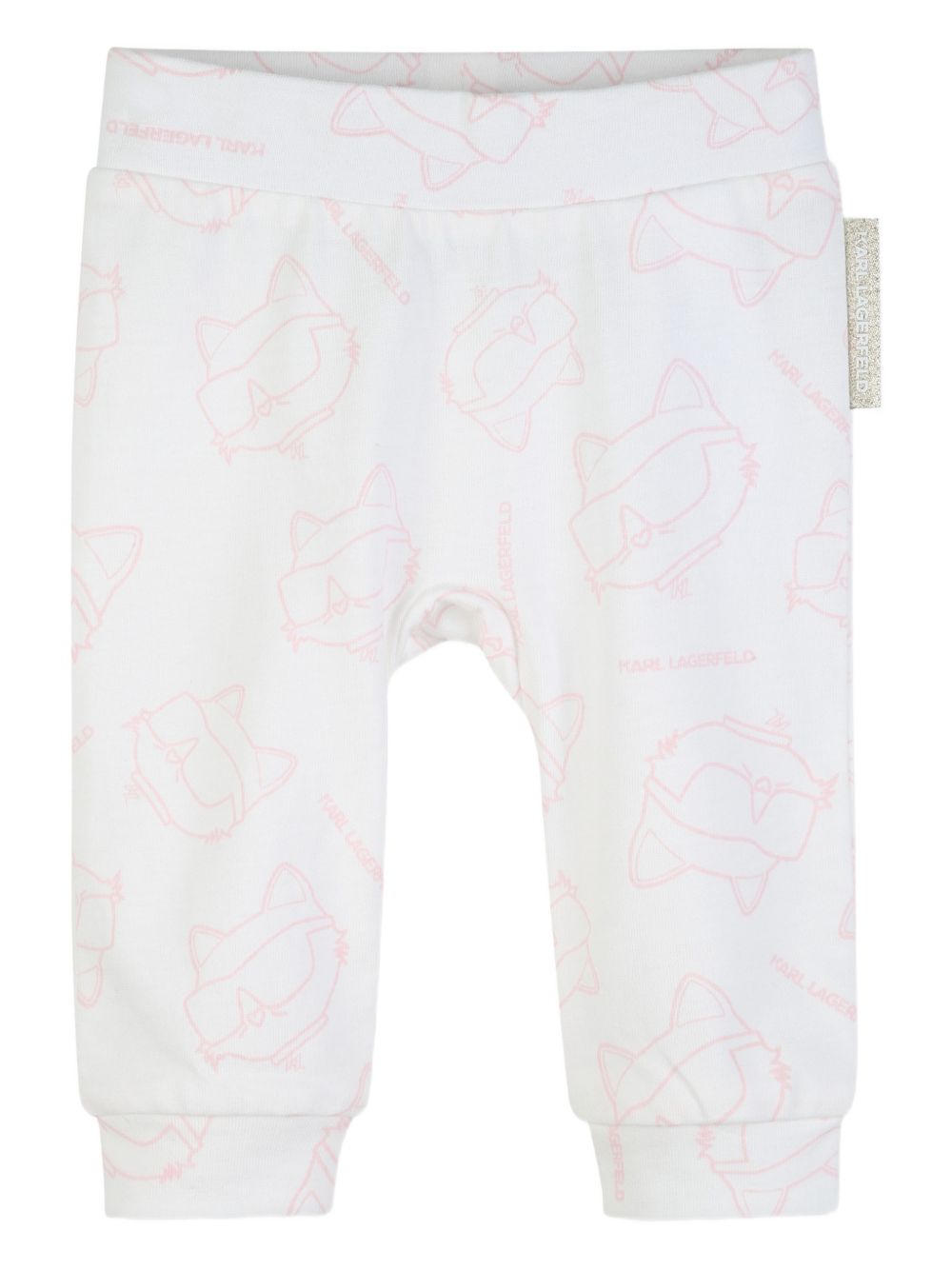 Completo con abito e leggings Z31044 S51 KARL LAGERFELD KIDS