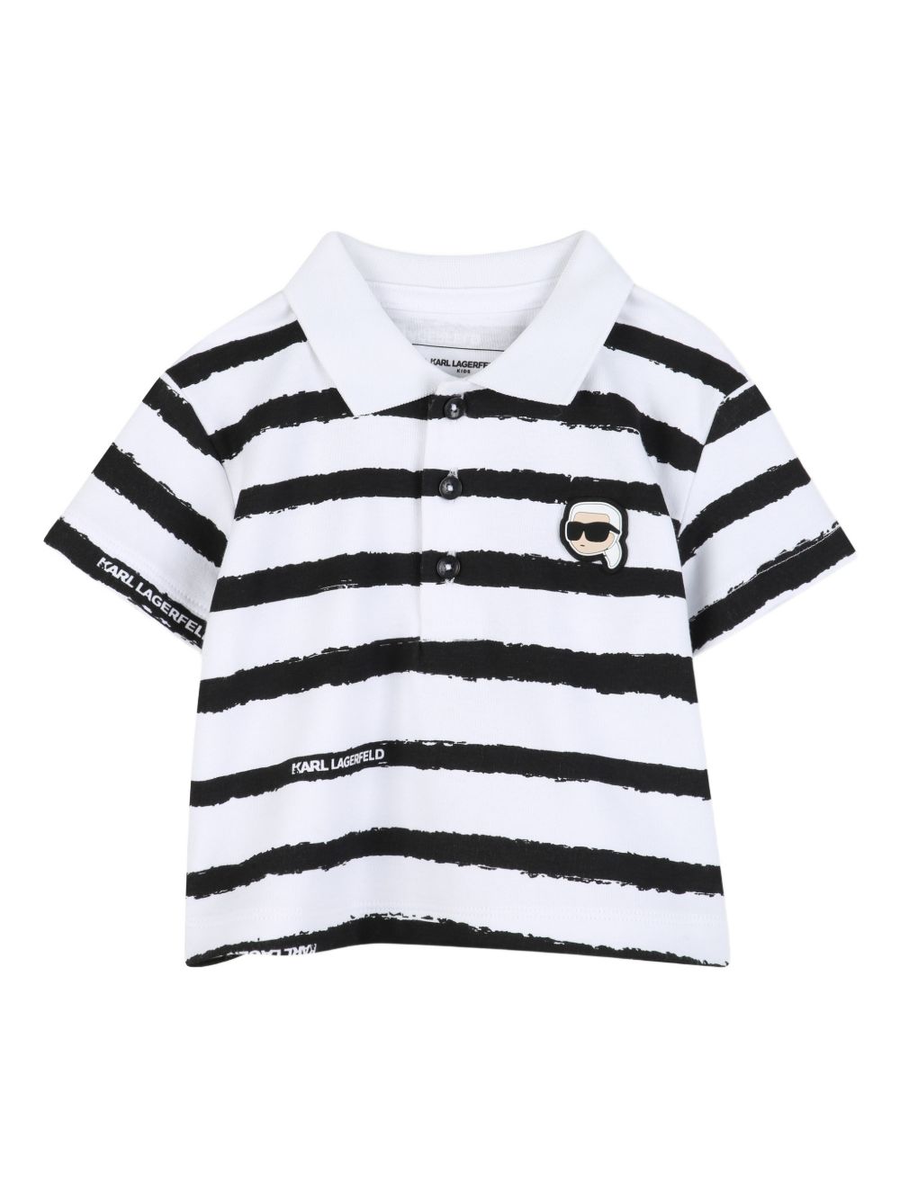 Completo polo a righe con bermuda Z31068 10P KARL LAGERFELD KIDS