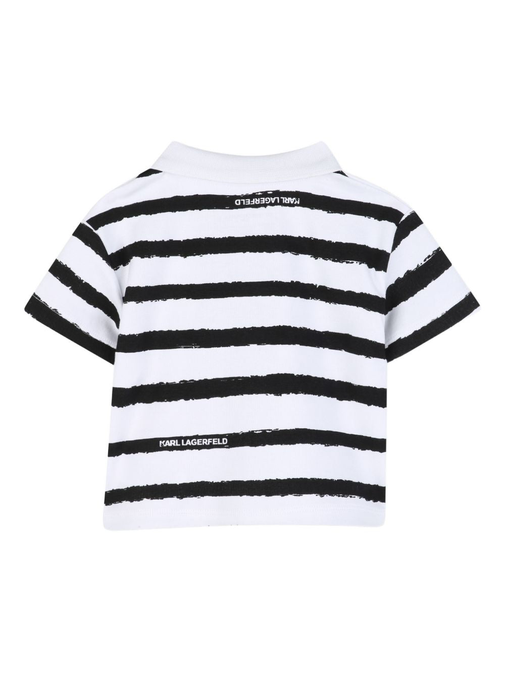 Completo polo a righe con bermuda Z31068 10P KARL LAGERFELD KIDS