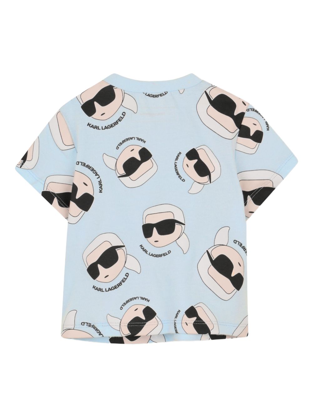 Completo t-shirt e shorts con stampa Z31070 77X KARL LAGERFELD KIDS