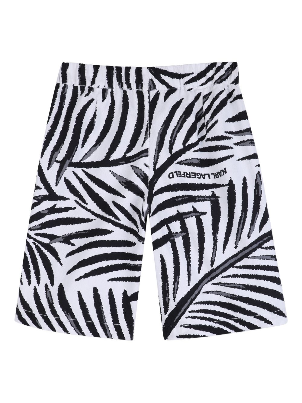 Shorts stampa zebrata Z31085 N50 KARL LAGERFELD KIDS