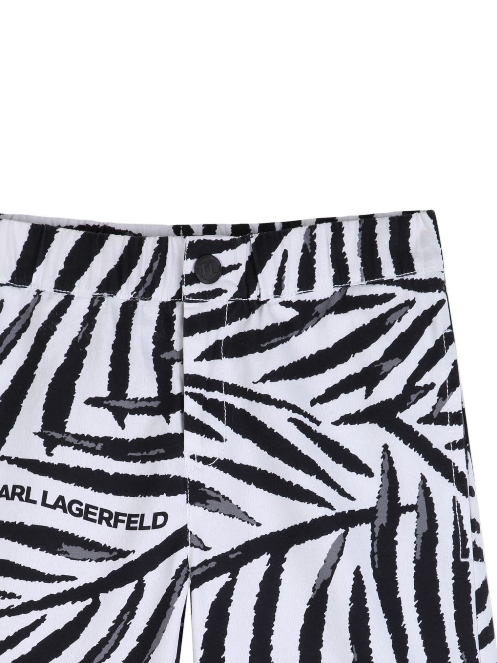 Shorts stampa zebrata Z31085 N50 KARL LAGERFELD KIDS
