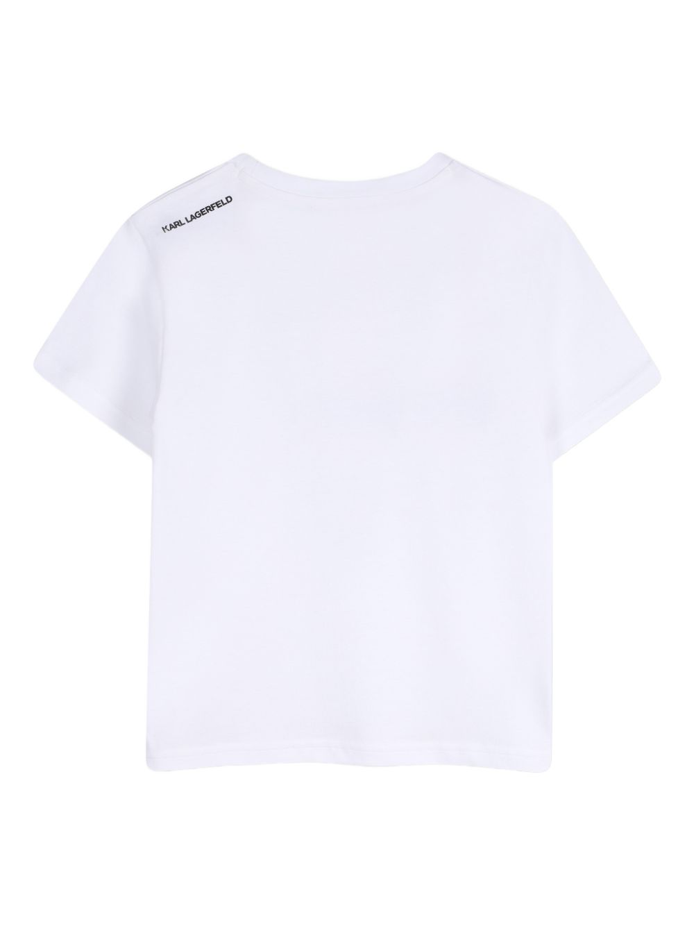 T-shirt in cotone con stampa Z31096 10P KARL LAGERFELD KIDS