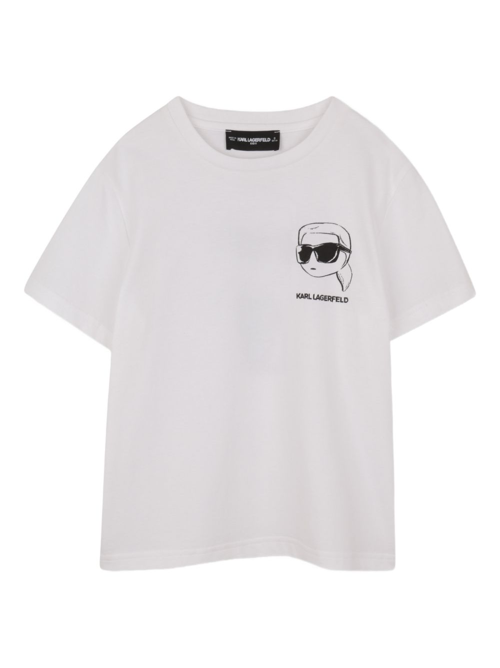 T-shirt con logo Ikonik Z31103 10P KARL LAGERFELD KIDS