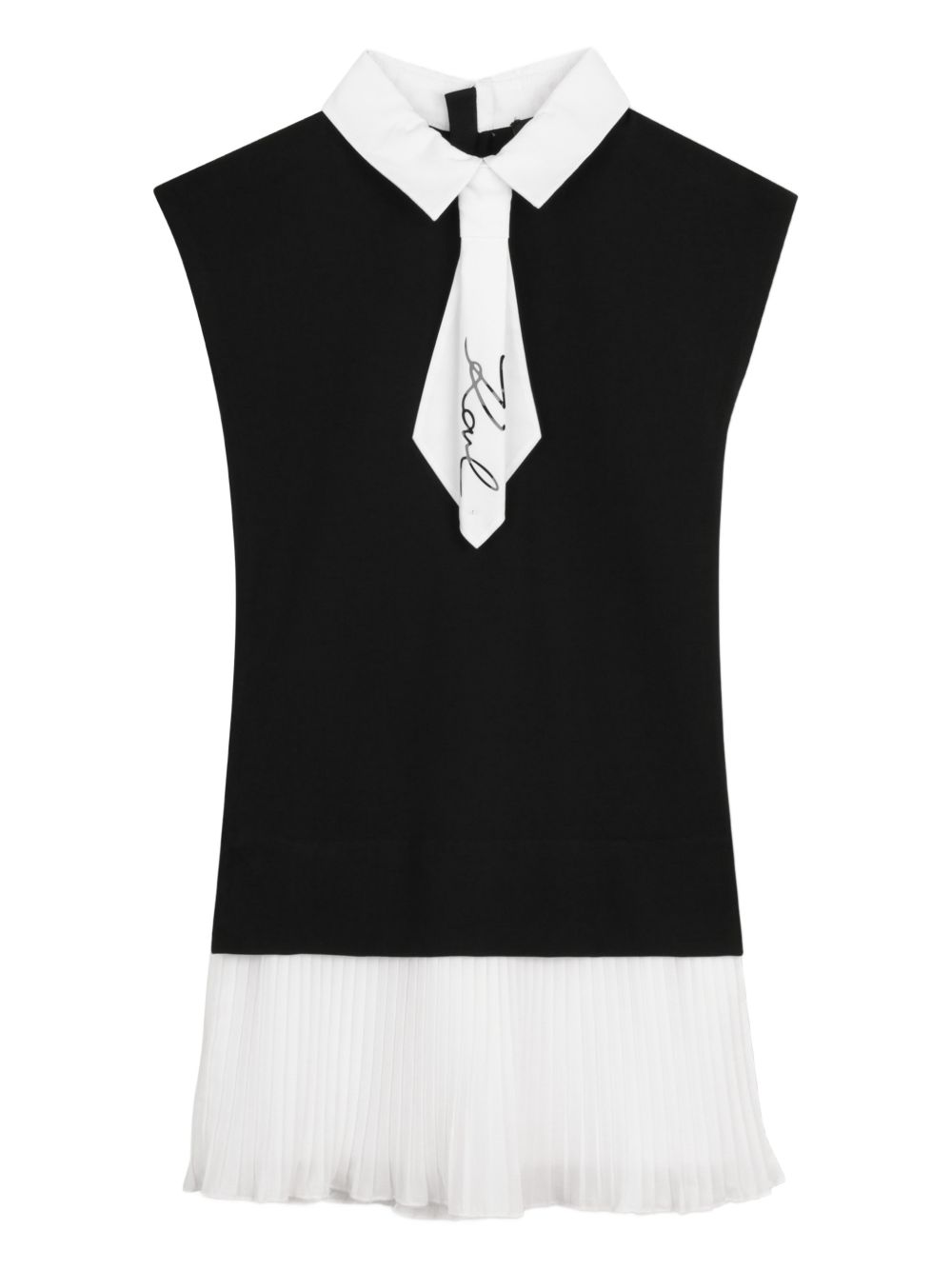 Abito senza maniche con colletto Z31151 M41 KARL LAGERFELD KIDS