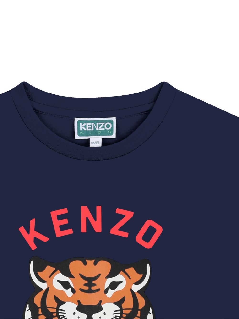 T-shirt con stampa tiger K61676 84N KENZO KIDS