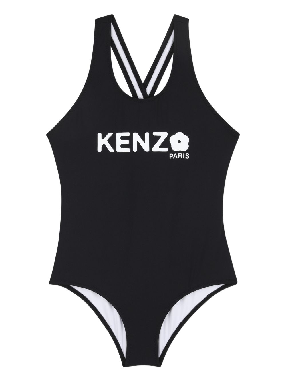 Costume intero con bretelle incrociate K61789 09B KENZO KIDS