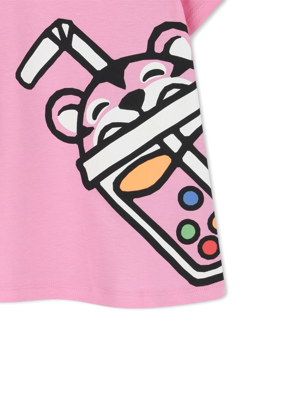 Abito in cotone biologico con grafiche colorate K61888 47F KENZO KIDS