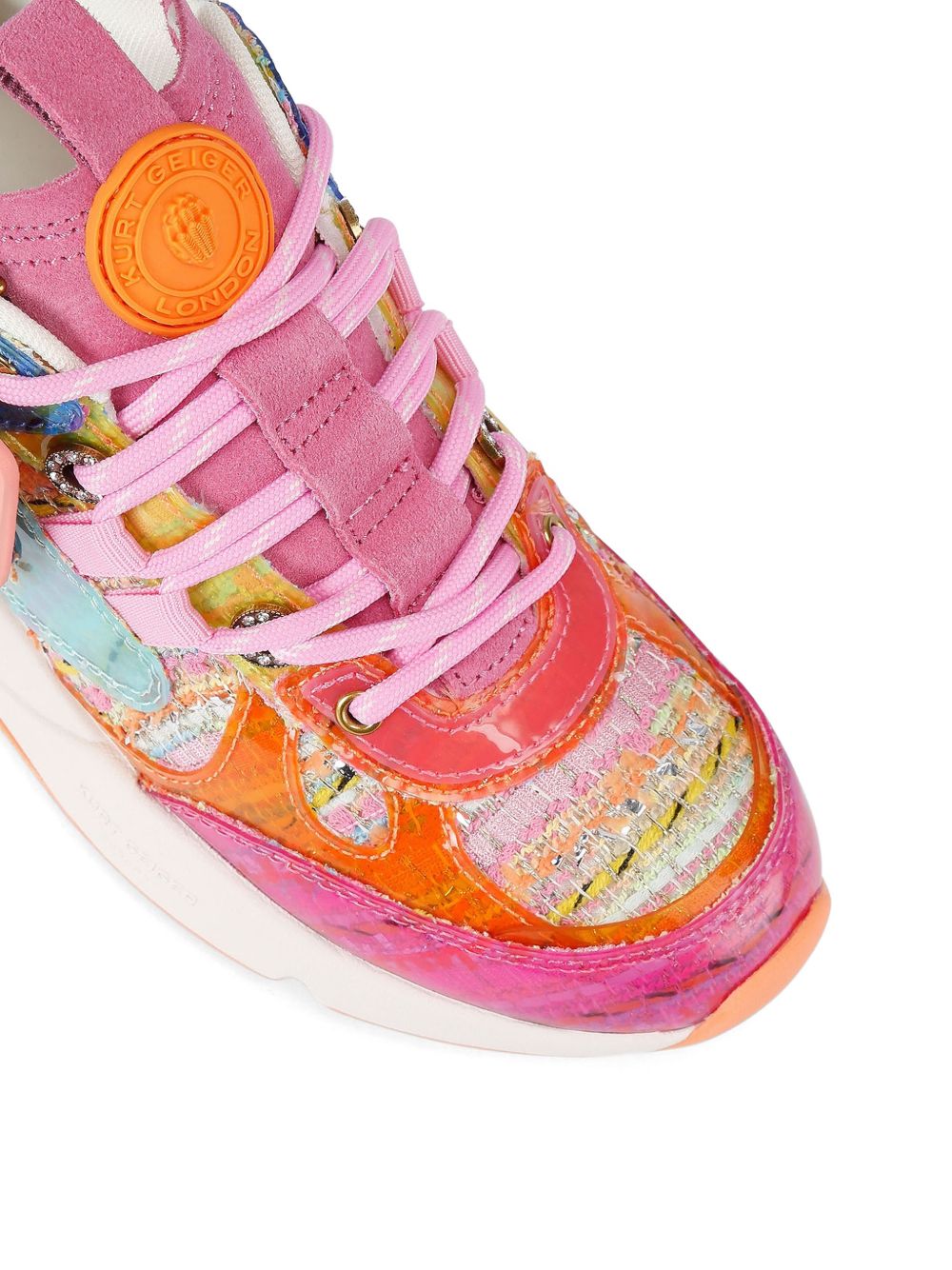 Sneakers con stampa multicolor e suola platform 5064357 069 KURT GEIGER