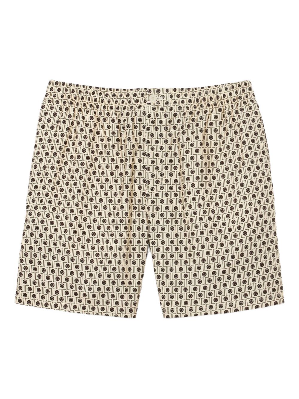 Bermuda in cotone organico stampa geometrica GH0748 78I LACOSTE