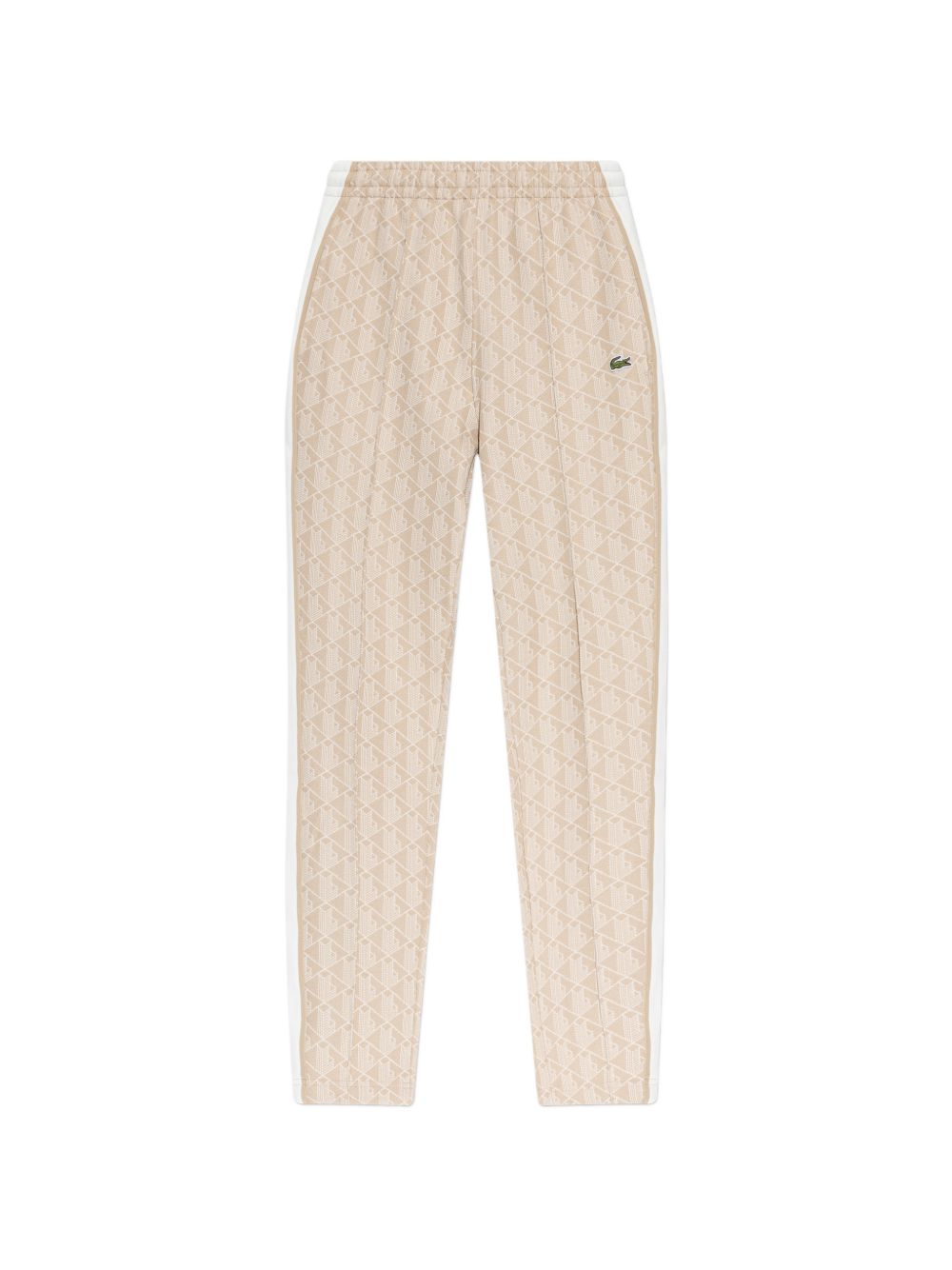 Pantaloni sportivi in poliestere e cotone con pattern a logo XH1440 8GI LACOSTE