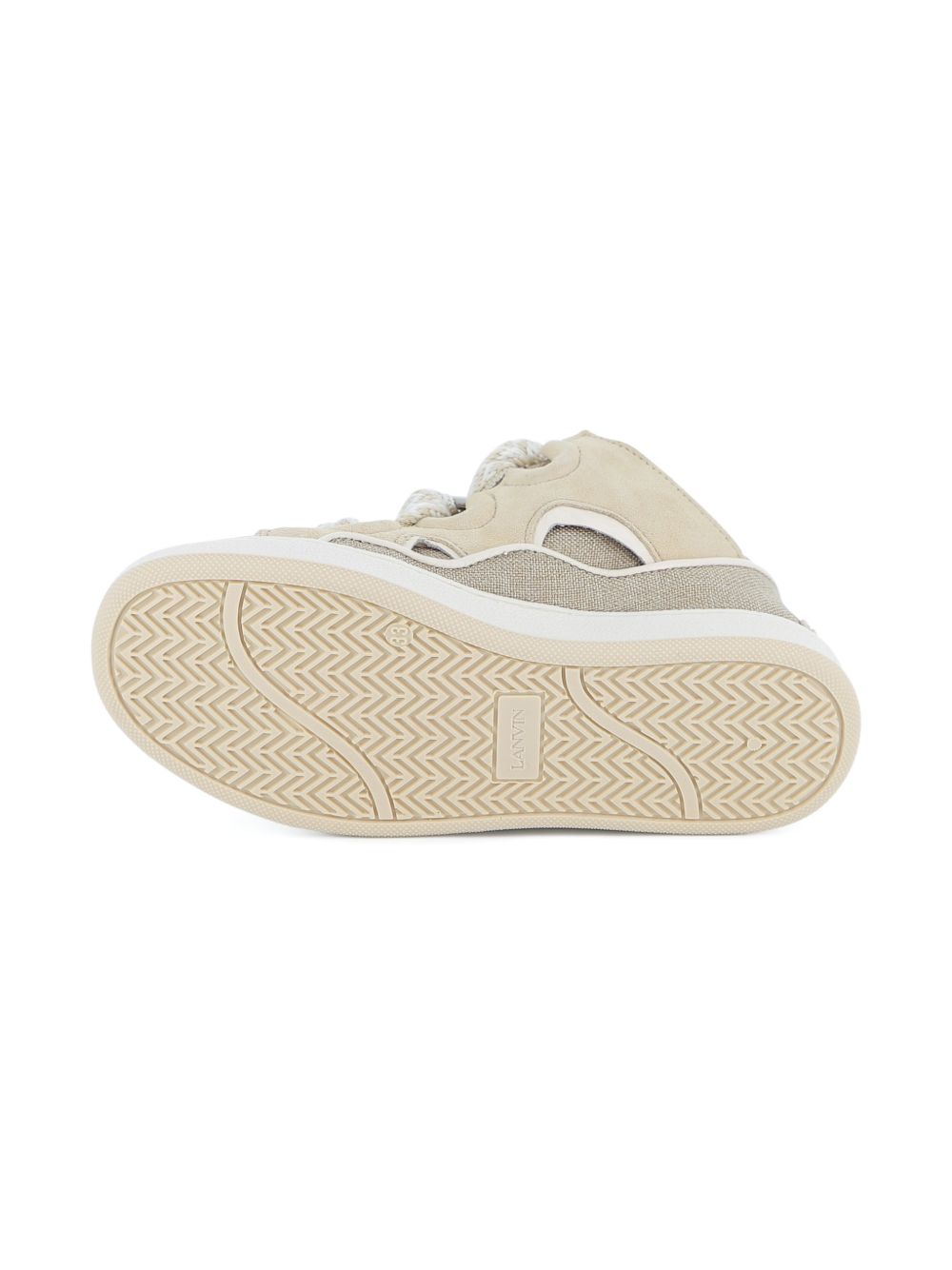 Sneakers con velcro e chiusura regolabile N30329 P82 LANVIN KIDS