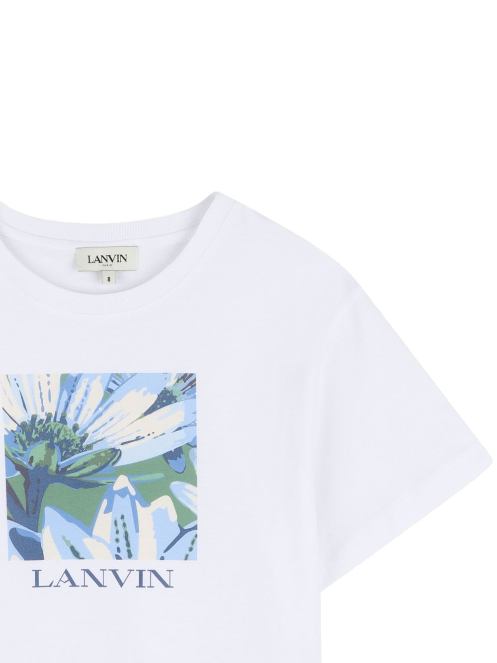 T-shirt stampa botanica N30333 10P LANVIN KIDS