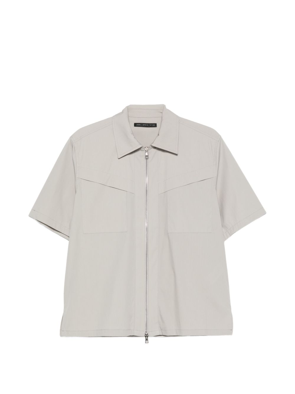 Camicia con zip a maniche corte LH26012 N016 LOW BRAND