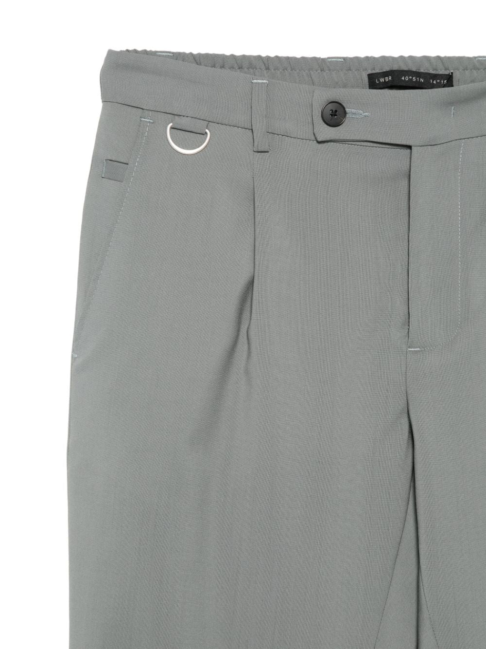 Pantaloni in lana vergine con pieghe LP26002 N086 LOW BRAND
