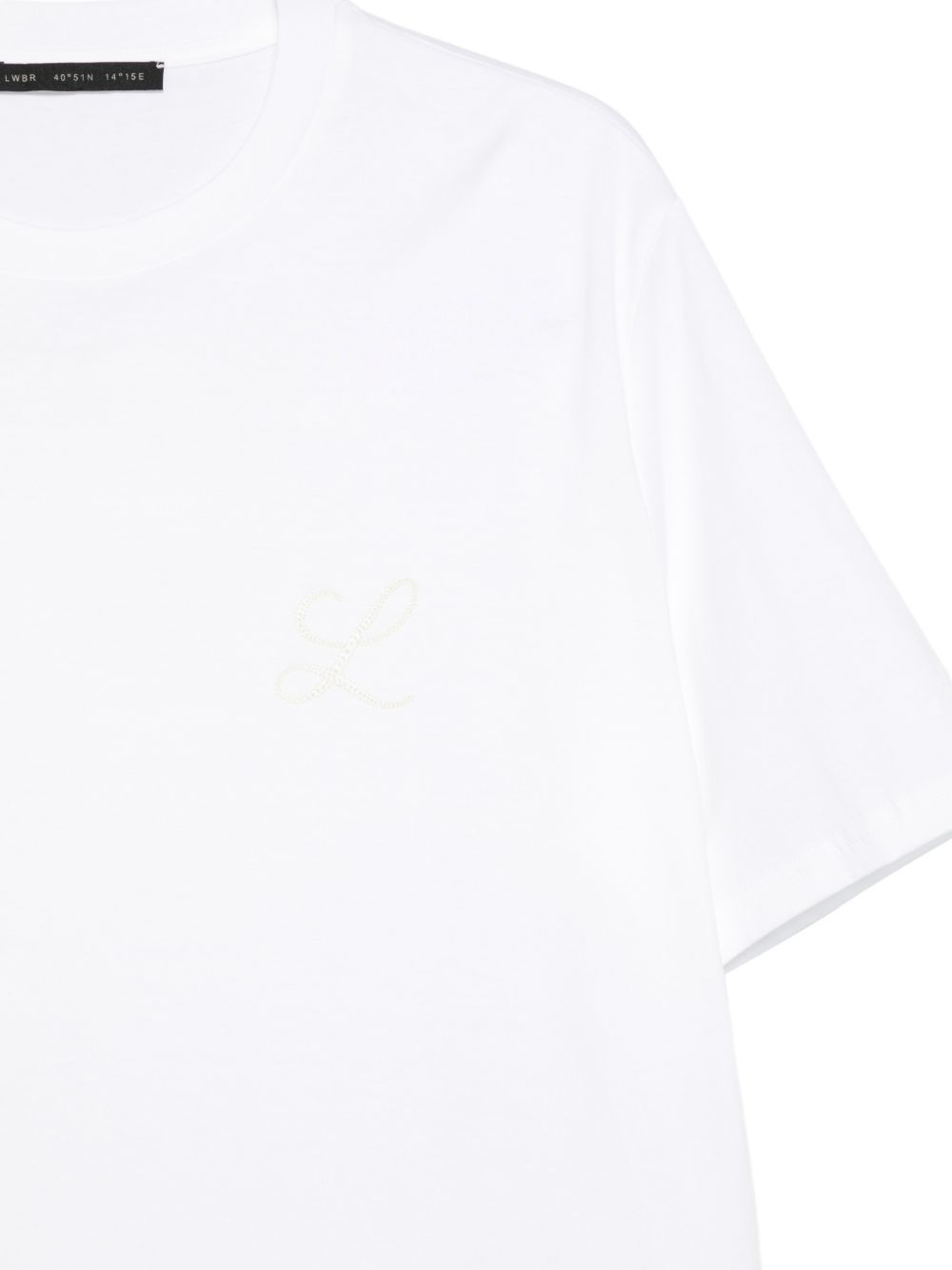 T-shirt in cotone girocollo LT26009 A001 LOW BRAND