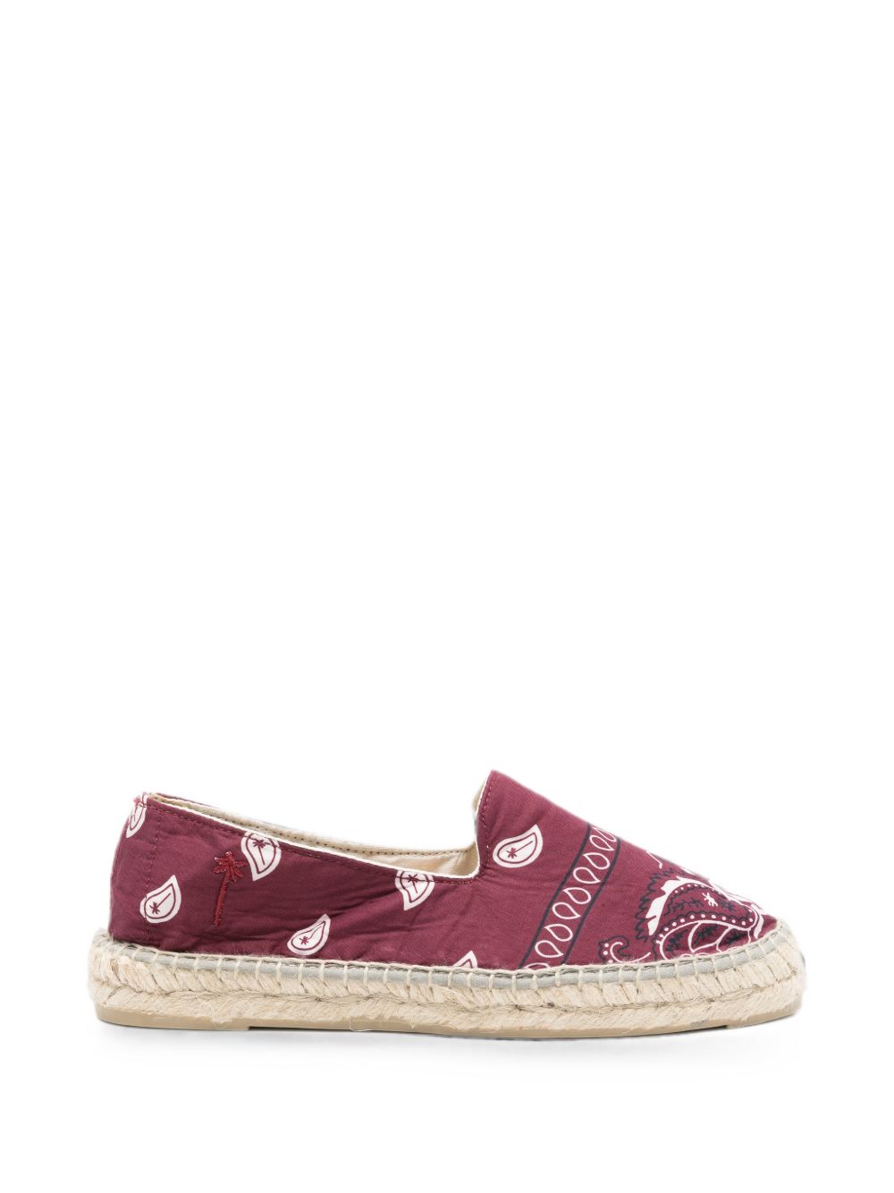 flat espadrillas X12N0 BURGUNDY MANEBI