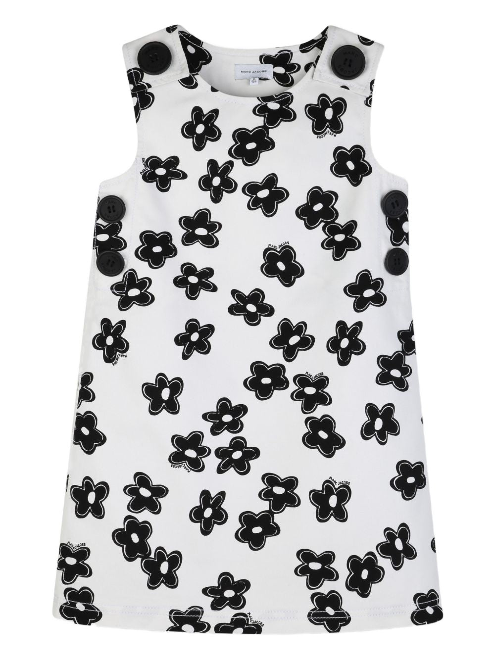 Abito in cotone senza maniche con bottoni W60721 126 MARC JACOBS KIDS