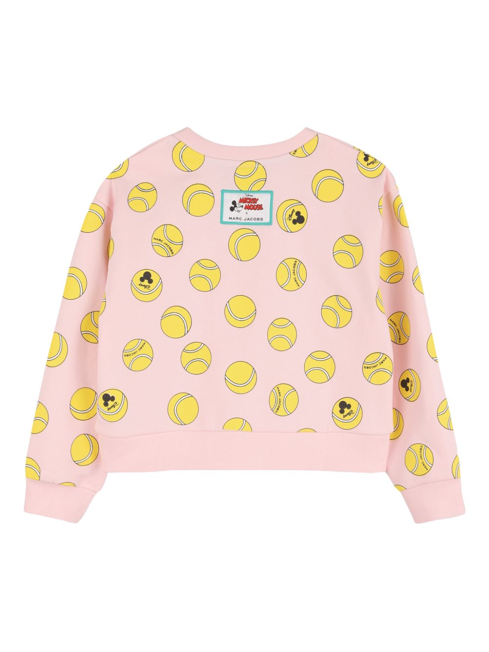 Felpa corta in cotone con stampa tennis W60748 475 MARC JACOBS KIDS
