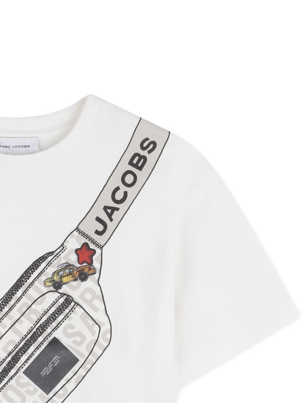 T-shirt in cotone con stampa grafica W60763 126 MARC JACOBS KIDS