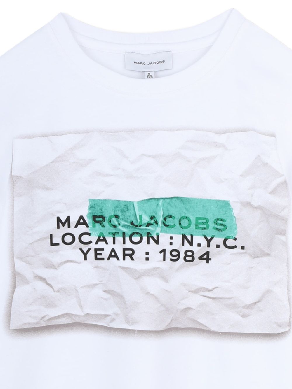 T-shirt con stampa logo W60764 U31 MARC JACOBS KIDS