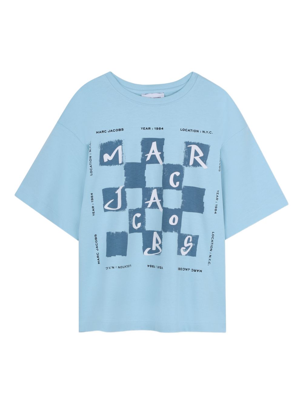 T-shirt stampa logo crossword W60765 77B MARC JACOBS KIDS