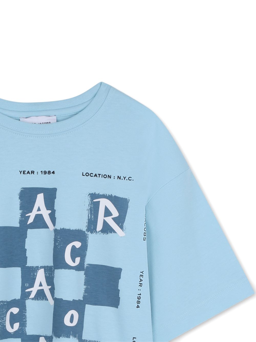 T-shirt stampa logo crossword W60765 77B MARC JACOBS KIDS