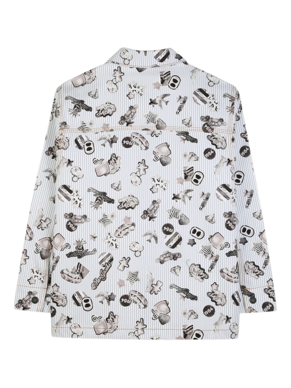 Giacca camicia con stampa cartoon W60789 80B MARC JACOBS KIDS