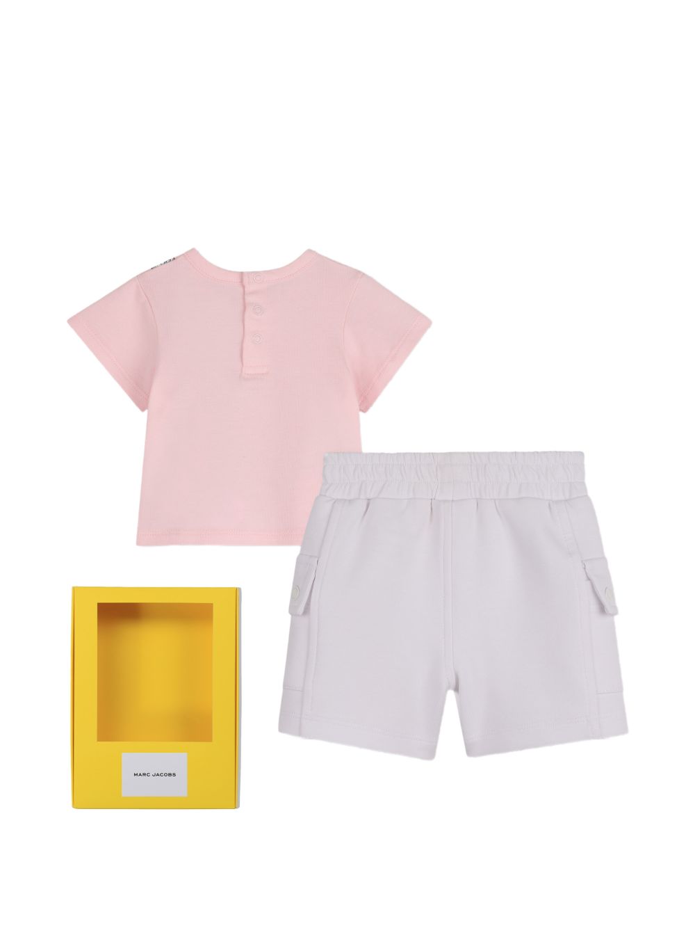 Completo t-shirt e shorts in cotone con stampa W60816 475 MARC JACOBS KIDS