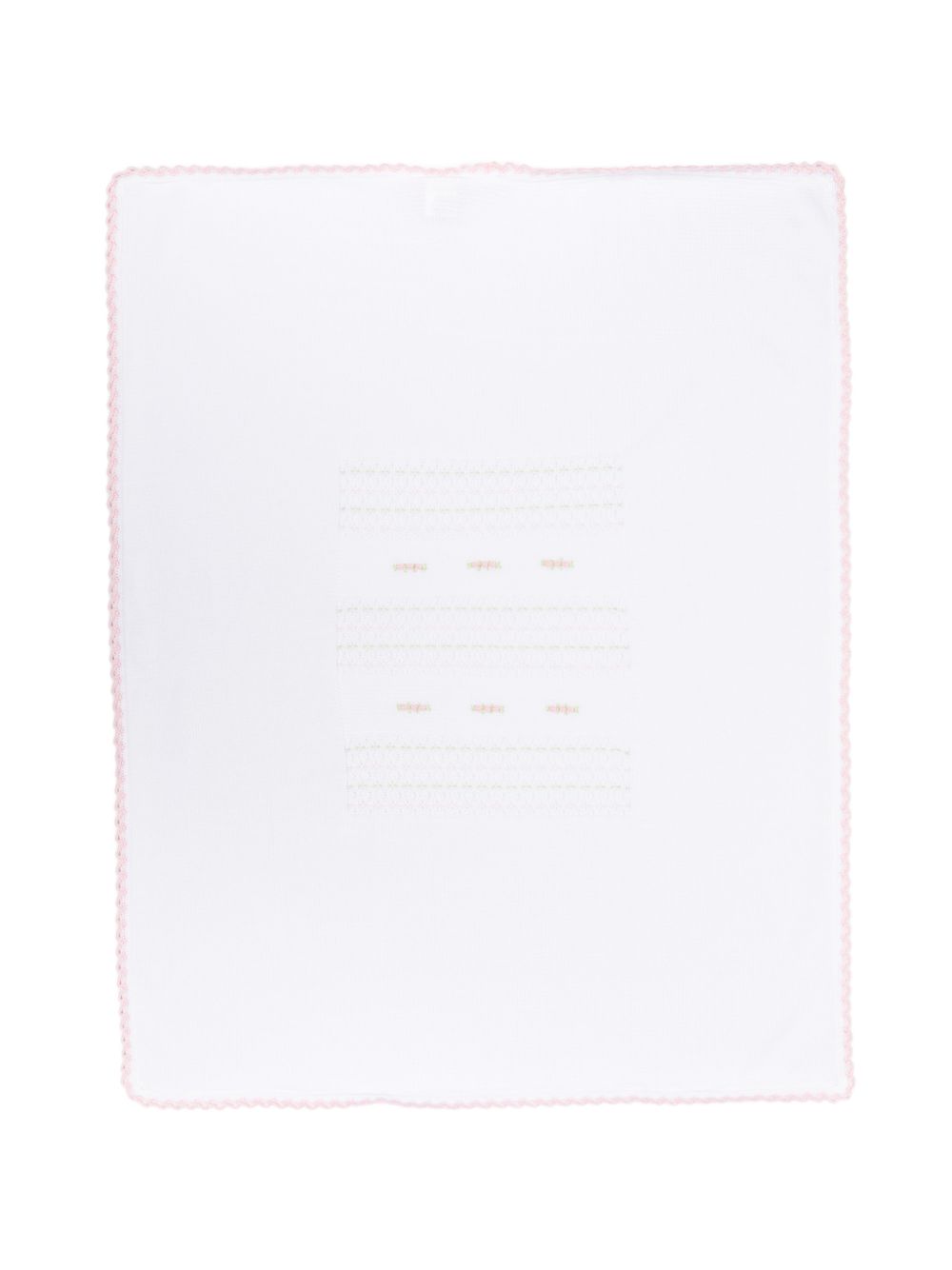 Coperta in cotone con ricamo a nastro EK1380 C13P55 MARLU' KIDS