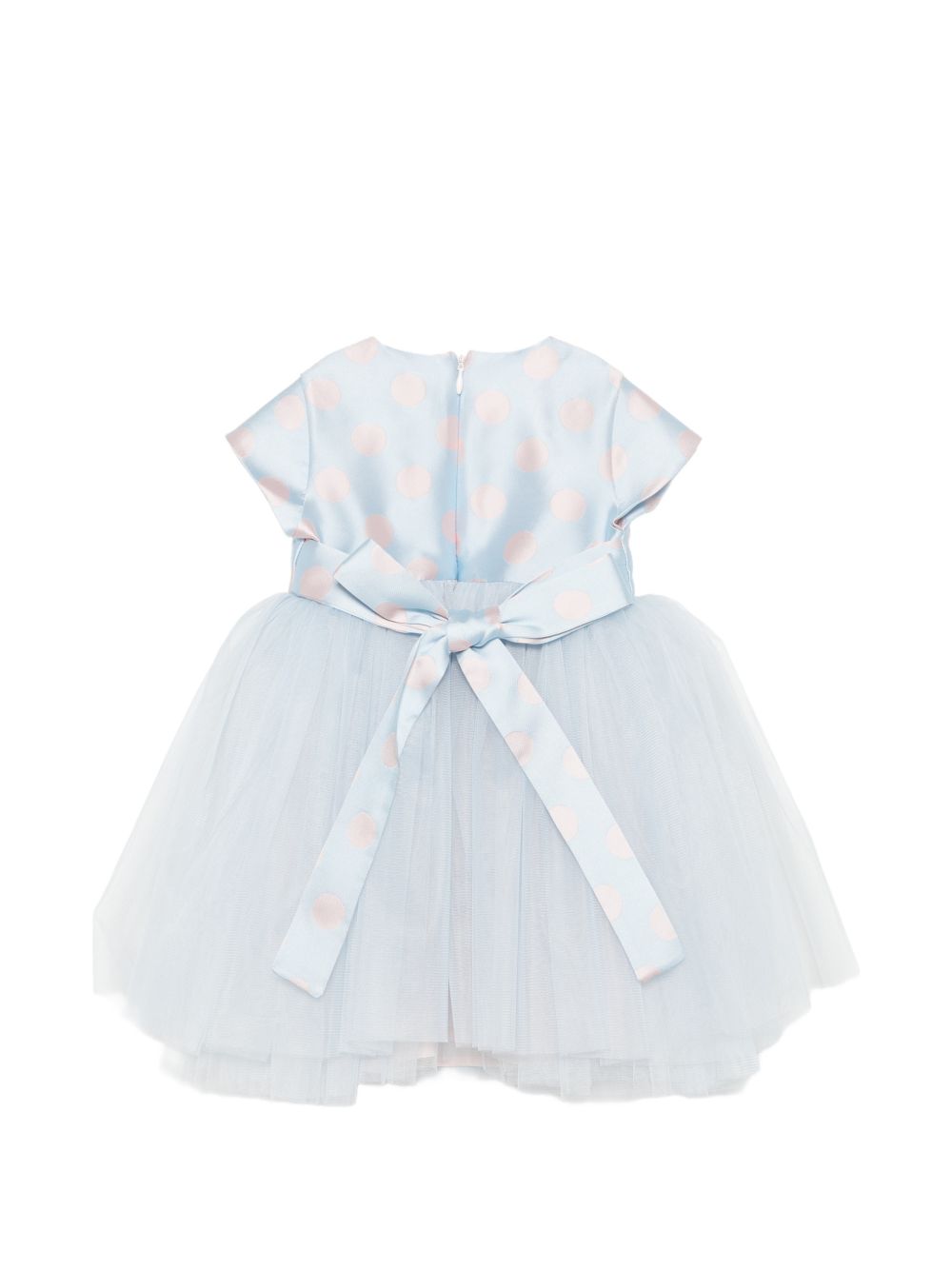 Abito a pois con gonna in tulle EV322MC C403 MARLU' KIDS