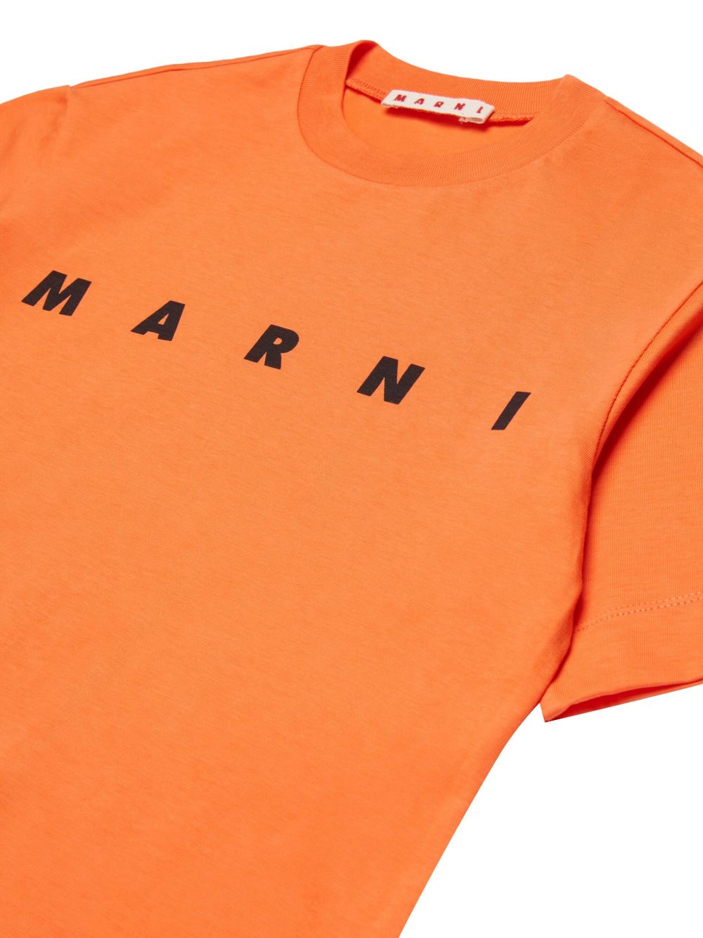T-shirt in cotone girocollo M002MVM00RF 0M436 MARNI KIDS