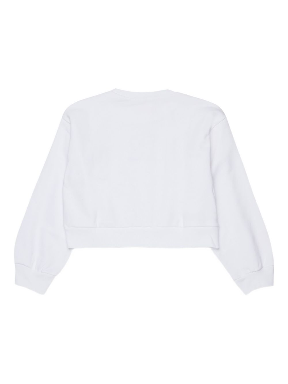 Felpa girocollo in cotone con logo M01193M00V0 0M100 MARNI KIDS