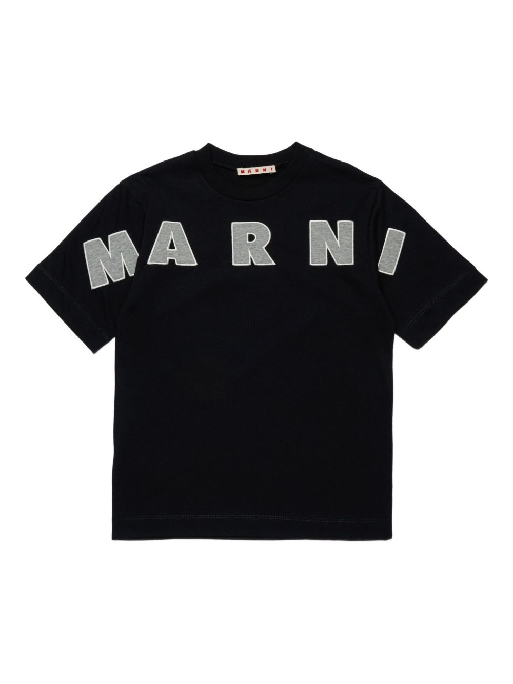 T-shirt con logo applicato M01265M00RF 0M90E MARNI KIDS