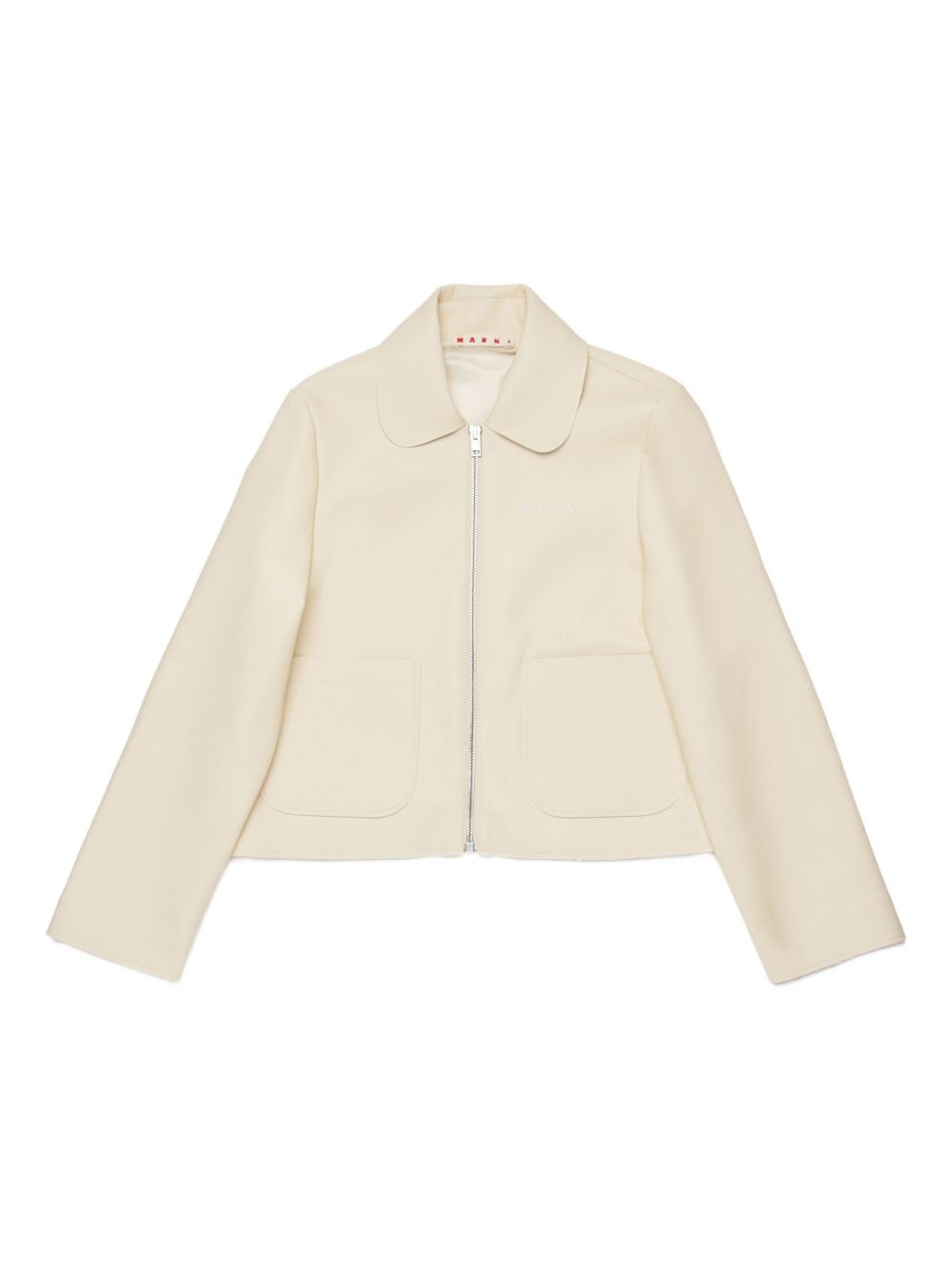 Giacca con zip e colletto M01492M00W2 0M115 MARNI KIDS