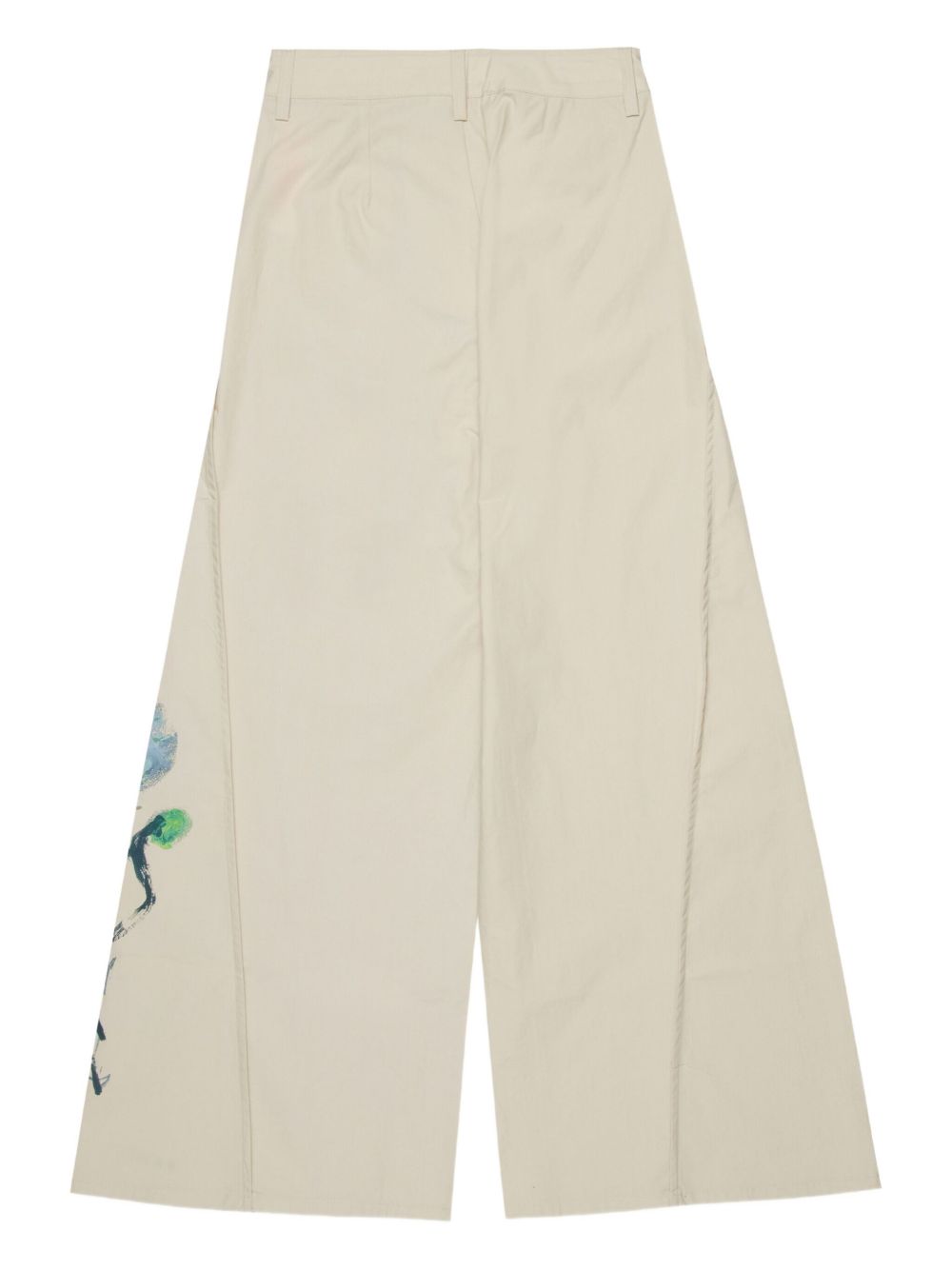 Pantaloni in cotone a gamba larga M01688M00UW 0M115 MARNI KIDS