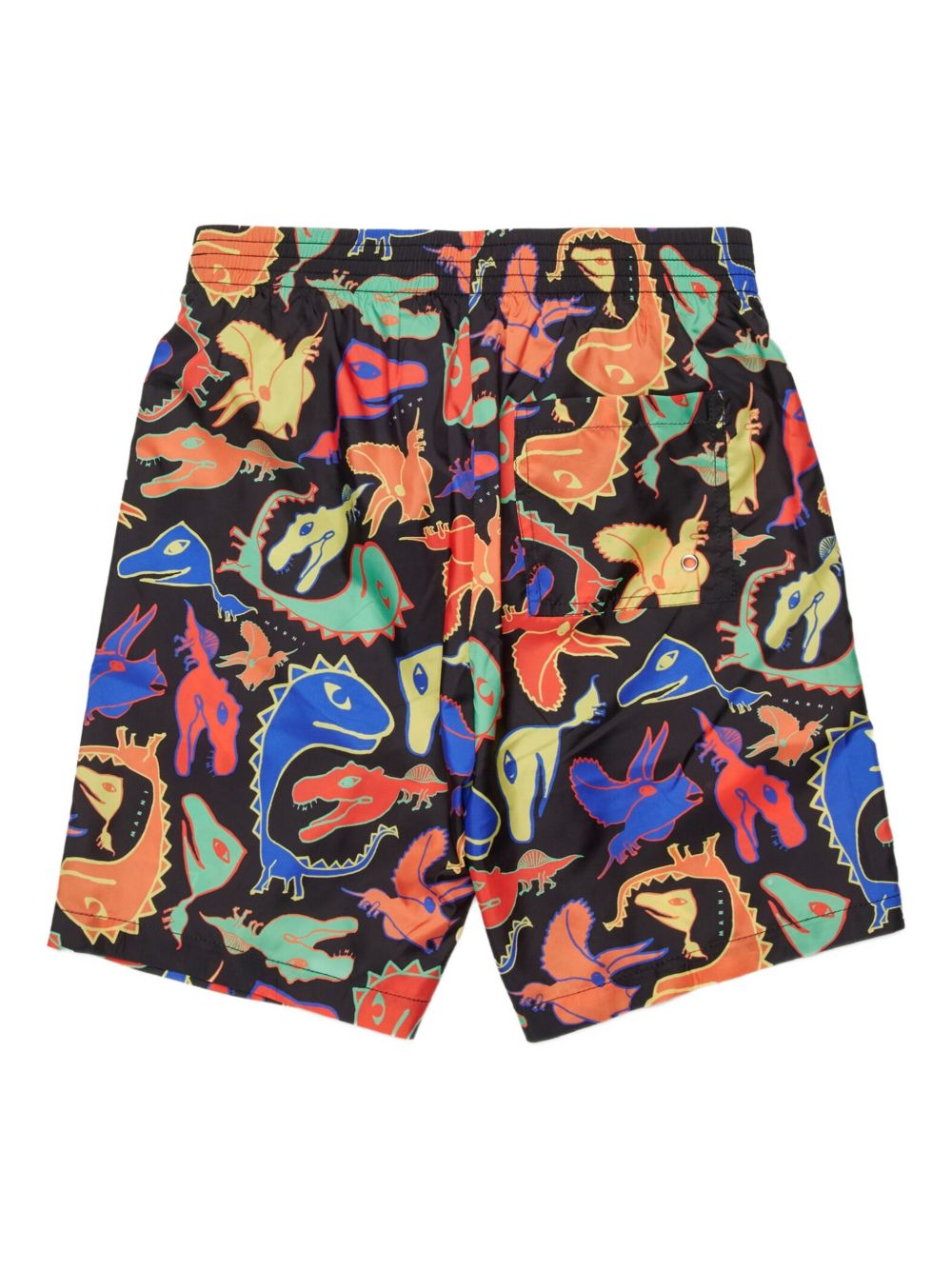 Bermuda da bagno in poliestere con stampa dinosauri M01719M00WM 0M900 MARNI KIDS
