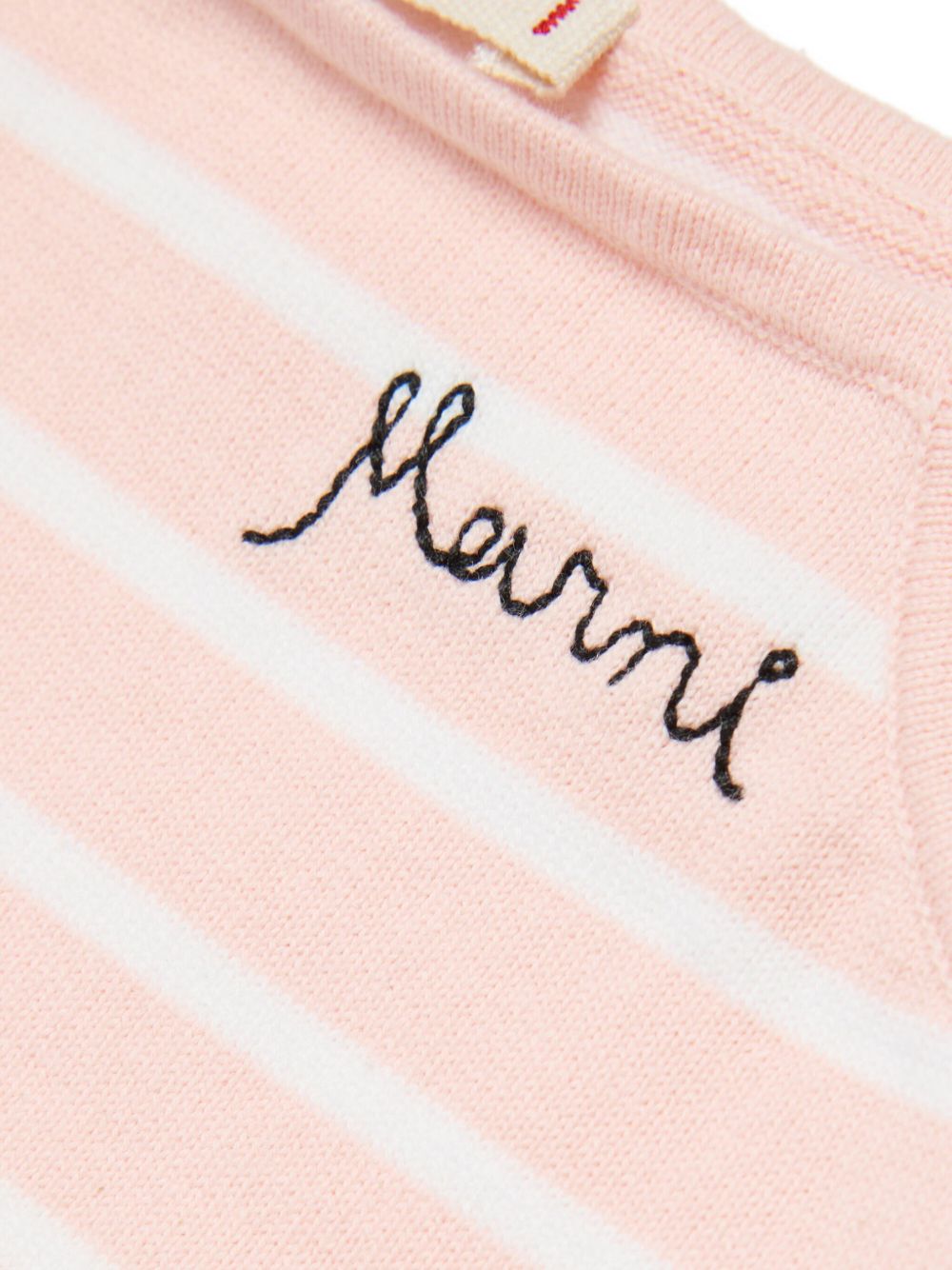 Canotta a righe senza maniche in cotone M01721M00X6 0M351 MARNI KIDS
