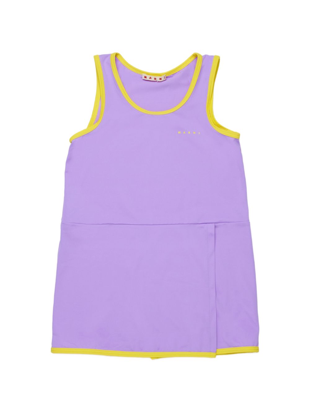 Costume da bagno lavanda con bordino giallo M01763M00M2 0M612 MARNI KIDS