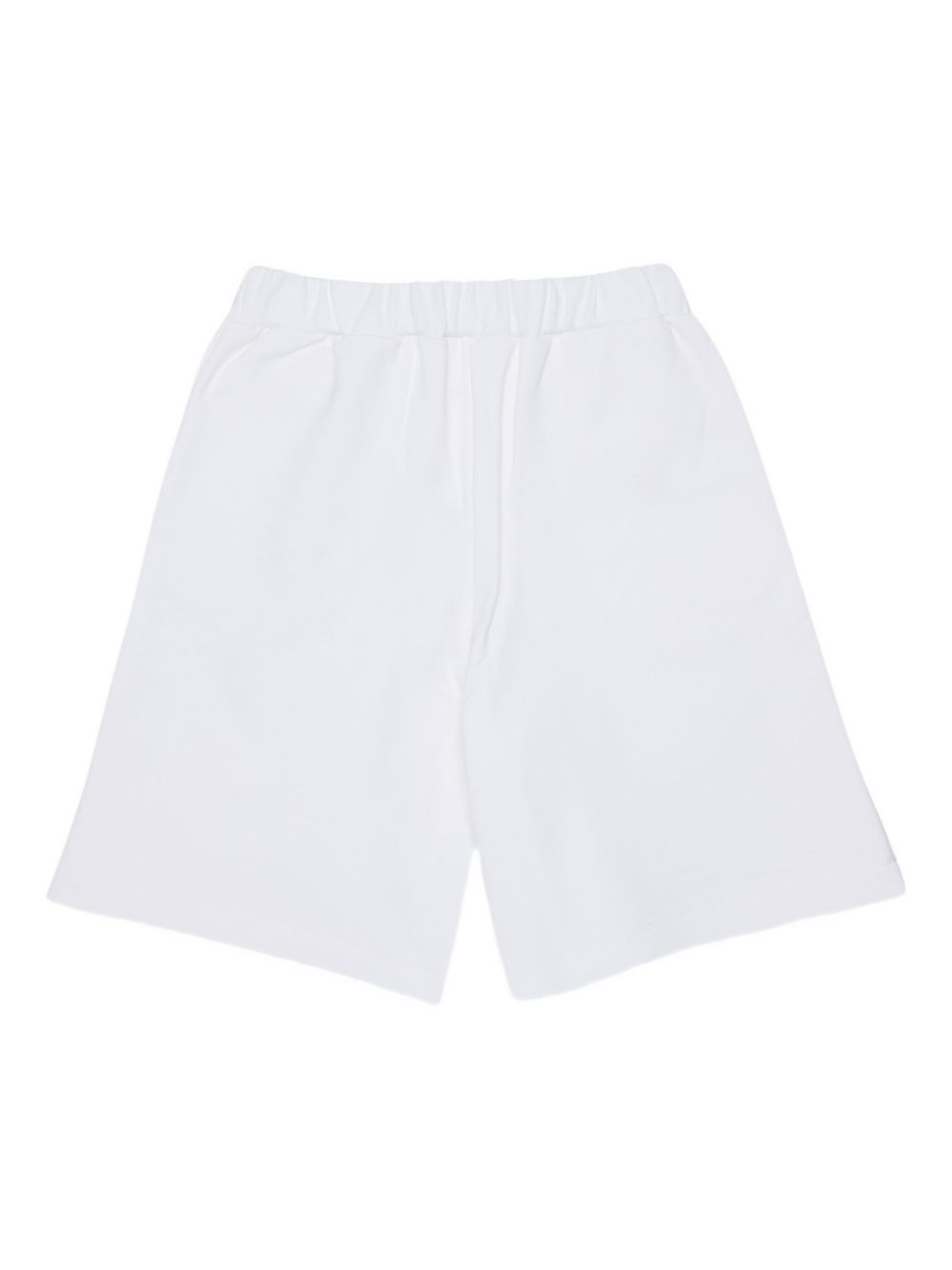 Bermuda in cotone con logo verticale M01823M00V0 0M100 MARNI KIDS