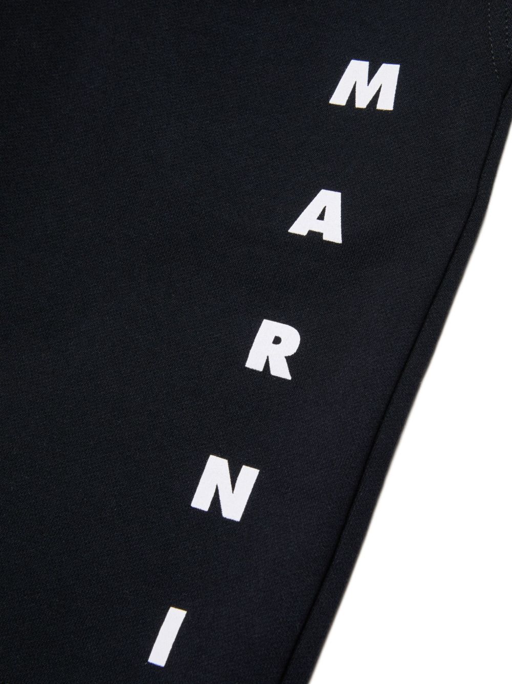Bermuda in cotone con logo verticale M01823M00V0 0M900 MARNI KIDS